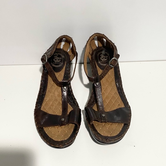 Ariat Dark Brown Shalimar Women's Sandals Leather 10‎ - Picture 5 of 10
